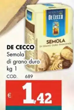 Altasfera DE CECCO Semola di grano duro offerta