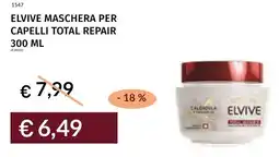 Prezzemolo e Vitale Elvive maschera per capelli total repair offerta