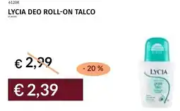 Prezzemolo e Vitale Lycia deo roll-on talco offerta