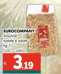 Altasfera EUROCOMPANY Arachidi tostate e salate offerta