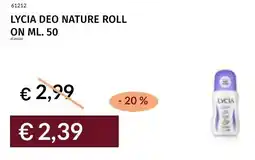 Prezzemolo e Vitale Lycia deo nature roll on offerta