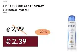 Prezzemolo e Vitale Lycia deodorante spray original offerta
