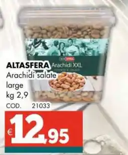 Altasfera ALTASFERA Arachidi salate large offerta