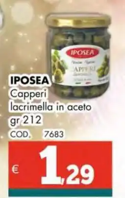Altasfera IPOSEA Capperi lacrimella in aceto offerta