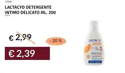 Prezzemolo e Vitale Lactacyd detergente intimo delicato offerta