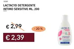 Prezzemolo e Vitale Lactacyd detergente intimo sensitive offerta