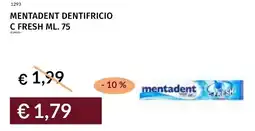 Prezzemolo e Vitale Mentadent dentifricio c fresh offerta
