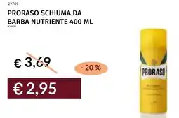 Prezzemolo e Vitale Proraso schiuma da barba nutriente offerta