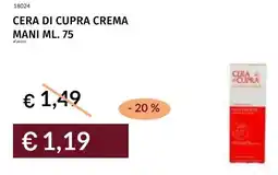Prezzemolo e Vitale Cera di cupra crema mani offerta