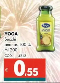 Altasfera YOGA Succhi ananas 100% offerta