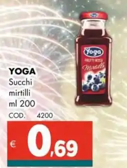 Altasfera YOGA Succhi mirtilli offerta