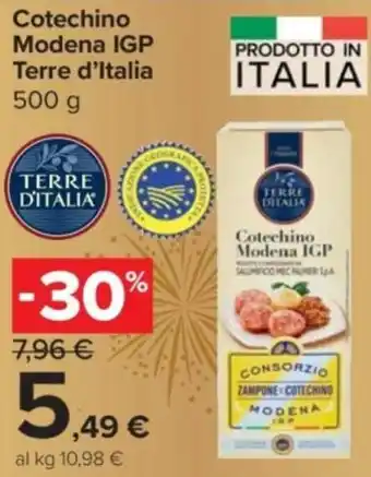 Cotechino Modena IGP Terre d'Italia