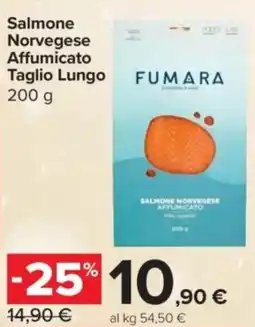 Carrefour Express Salmone Norvegese Affumicato Taglio Lungo offerta
