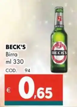 Altasfera BECK'S Birra offerta