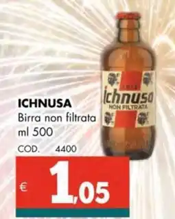 Altasfera ICHNUSA Birra non filtrata offerta