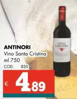 Altasfera ANTINORI Vino Santa Cristina offerta