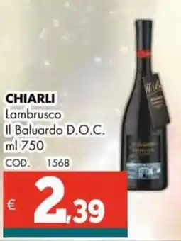 Altasfera CHIARLI Lambrusco Il Baluardo D.O.C. offerta