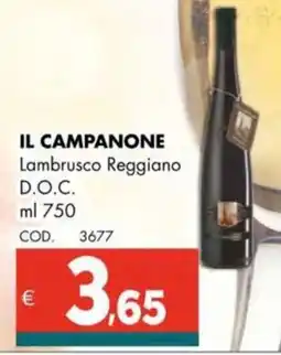 Altasfera IL CAMPANONE Lambrusco Reggiano D.O.C. offerta