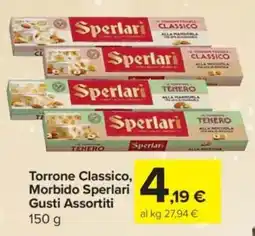 Carrefour Express Torrone Classico, Morbido Sperlari offerta