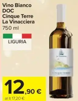 Carrefour Express Vino Bianco DOC Cinque Terre La Vinacciera offerta