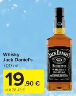 Carrefour Express Whisky Jack Daniel's offerta