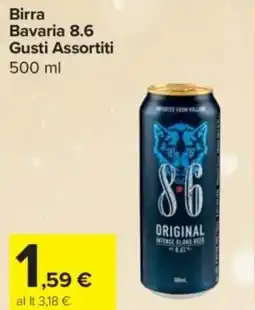 Carrefour Express Birra Bavaria 8.6 offerta
