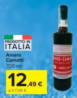 Carrefour Express Amaro Camatti offerta