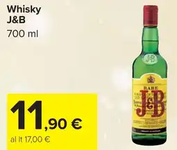Carrefour Whisky J&B offerta