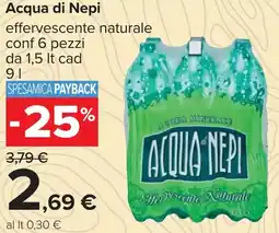 Carrefour Acqua di Nepi offerta