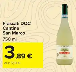 Carrefour Frascati DOC Cantine San Marco offerta