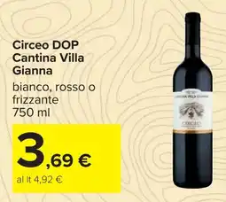 Carrefour Circeo DOP Cantina Villa Gianna offerta