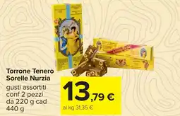 Carrefour Torrone Tenero Sorelle Nurzia offerta