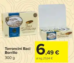 Carrefour Torroncini Baci Borrillo offerta