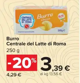 Carrefour Burro Centrale del Latte di Roma offerta