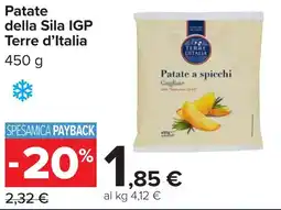Carrefour Patate della Sila IGP Terre d'Italia offerta