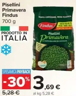 Carrefour Express Pisellini Primavera Findus offerta