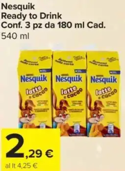 Carrefour Express Nesquik Ready to Drink offerta
