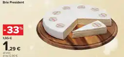 Carrefour Brie President offerta
