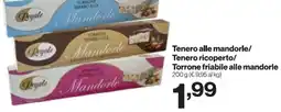 In'S Mercato Tenero alle mandorle/ Tenero ricoperto/ Torrone friabile alle mandorle offerta
