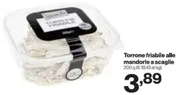 In'S Mercato Torrone friabile alle mandorle a scaglie offerta