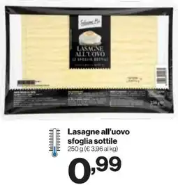 In'S Mercato Lasagne all'uovo sfoglia sottile offerta