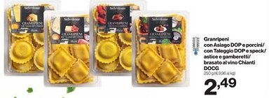 In'S Mercato Granripeni con Asiago DOP e porcini/ con Taleggio DOP e speck/ astice e gamberetti/ brasato al vino Chianti DOCG offerta