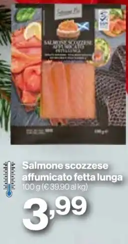 In'S Mercato Salmone scozzese affumicato fetta lunga offerta