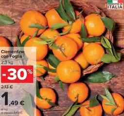 Carrefour Clementine con Foglia offerta