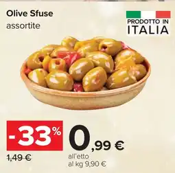 Carrefour Olive Sfuse offerta