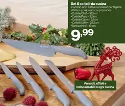 In'S Mercato Set 5 coltelli da cucina offerta