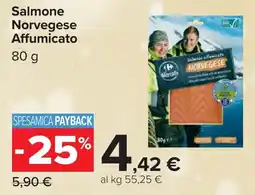 Carrefour Salmone Norvegese Affumicato offerta
