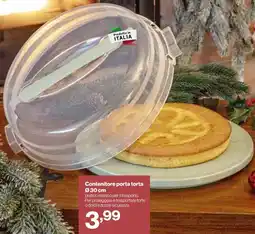 In'S Mercato Contenitore porta torta Ø 30 cm offerta