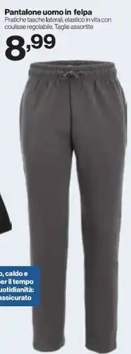 In'S Mercato Pantalone uomo in felpa offerta
