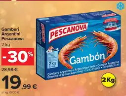Carrefour Gamberi Argentini Pescanova offerta